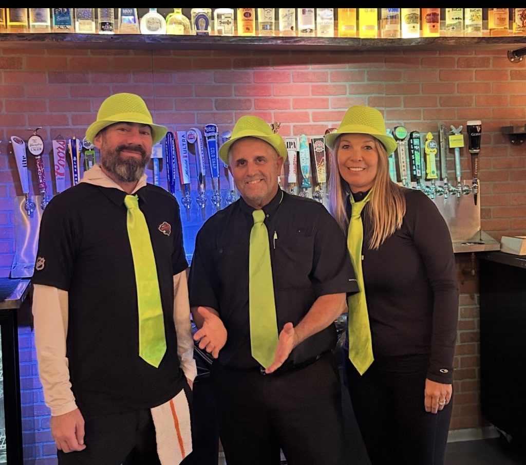 Image of Mark Marino with Individuals from Crowd