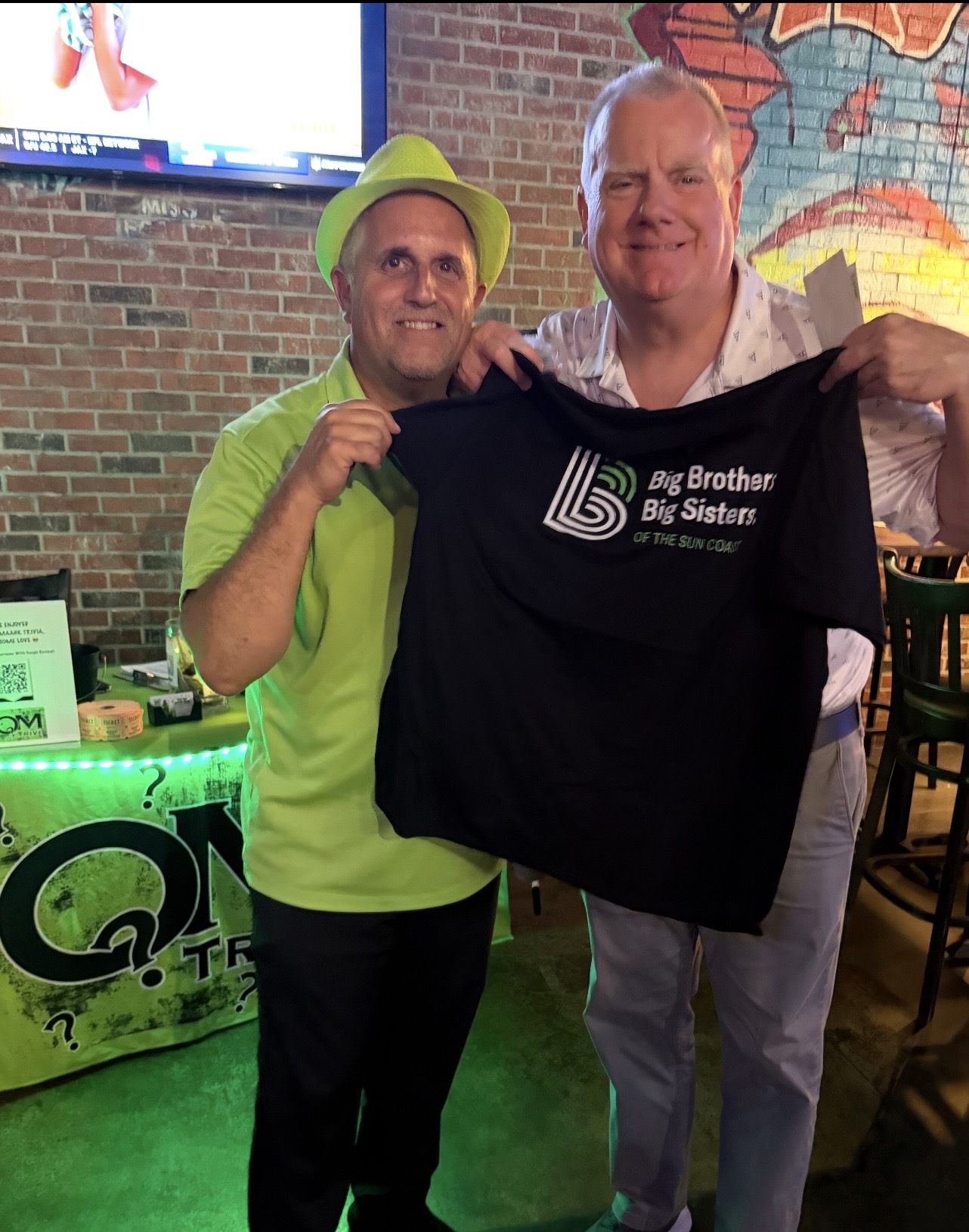Question Maahk players at a recent trivia night supporting Big Brothers Big Sisters