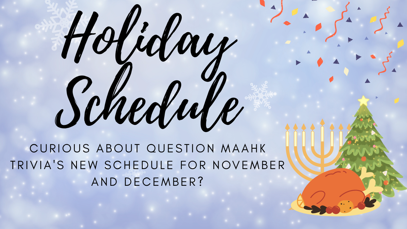Image of created image for holiday schedule.